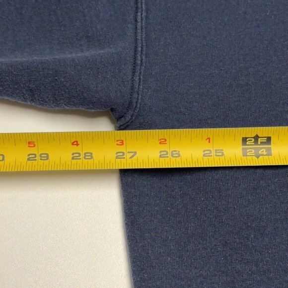 Vintage Fire Dept Sweatshirt Mens 2XL Blue Embroidered Orange Valley - Picture 7 of 7